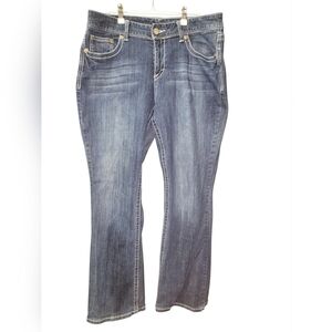 Maurices Dark Blue Straight Leg Jeans 11/12